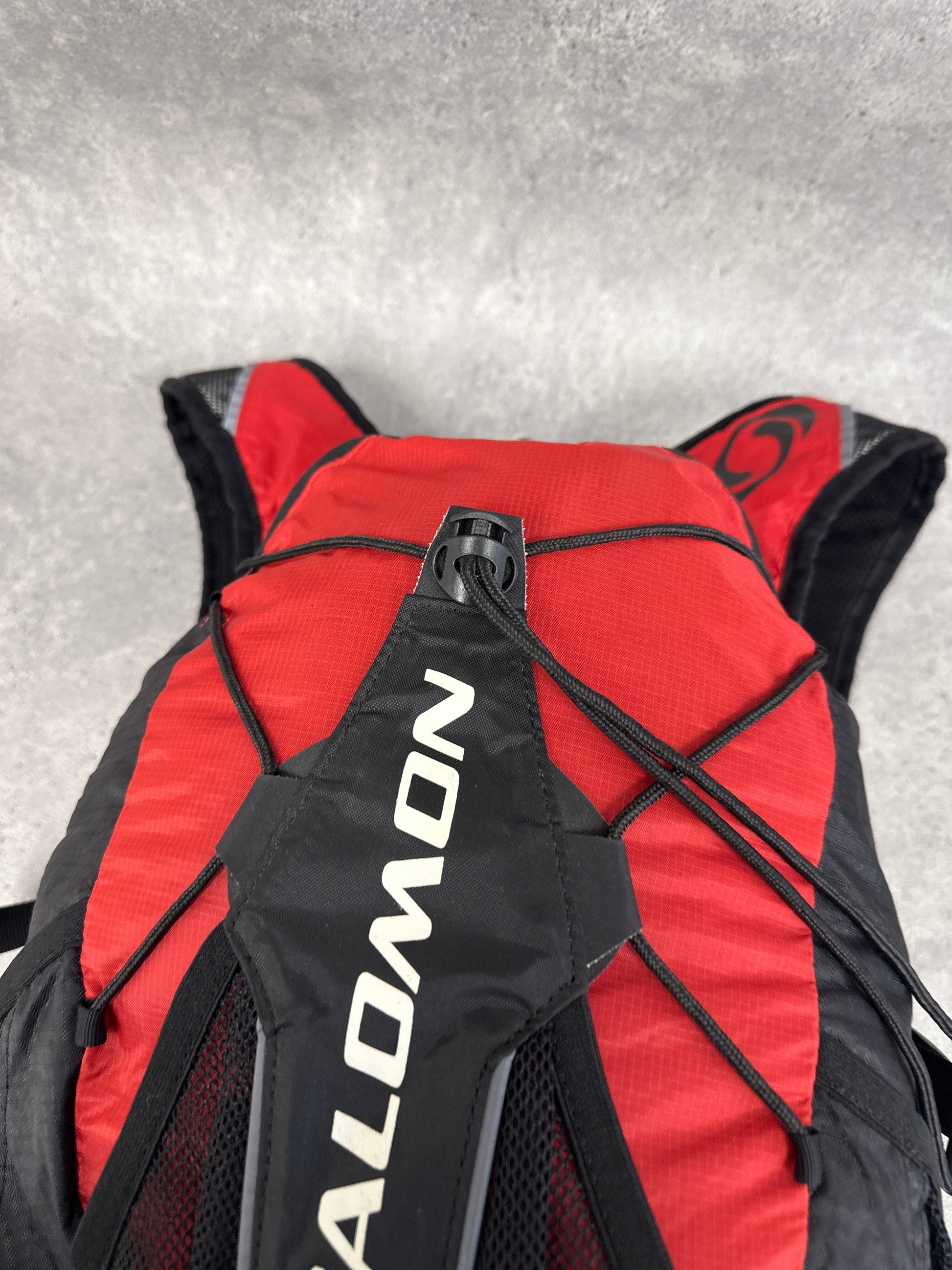 Salomon Raid Revo 20 Trail Running Hydration Backpack Red Black