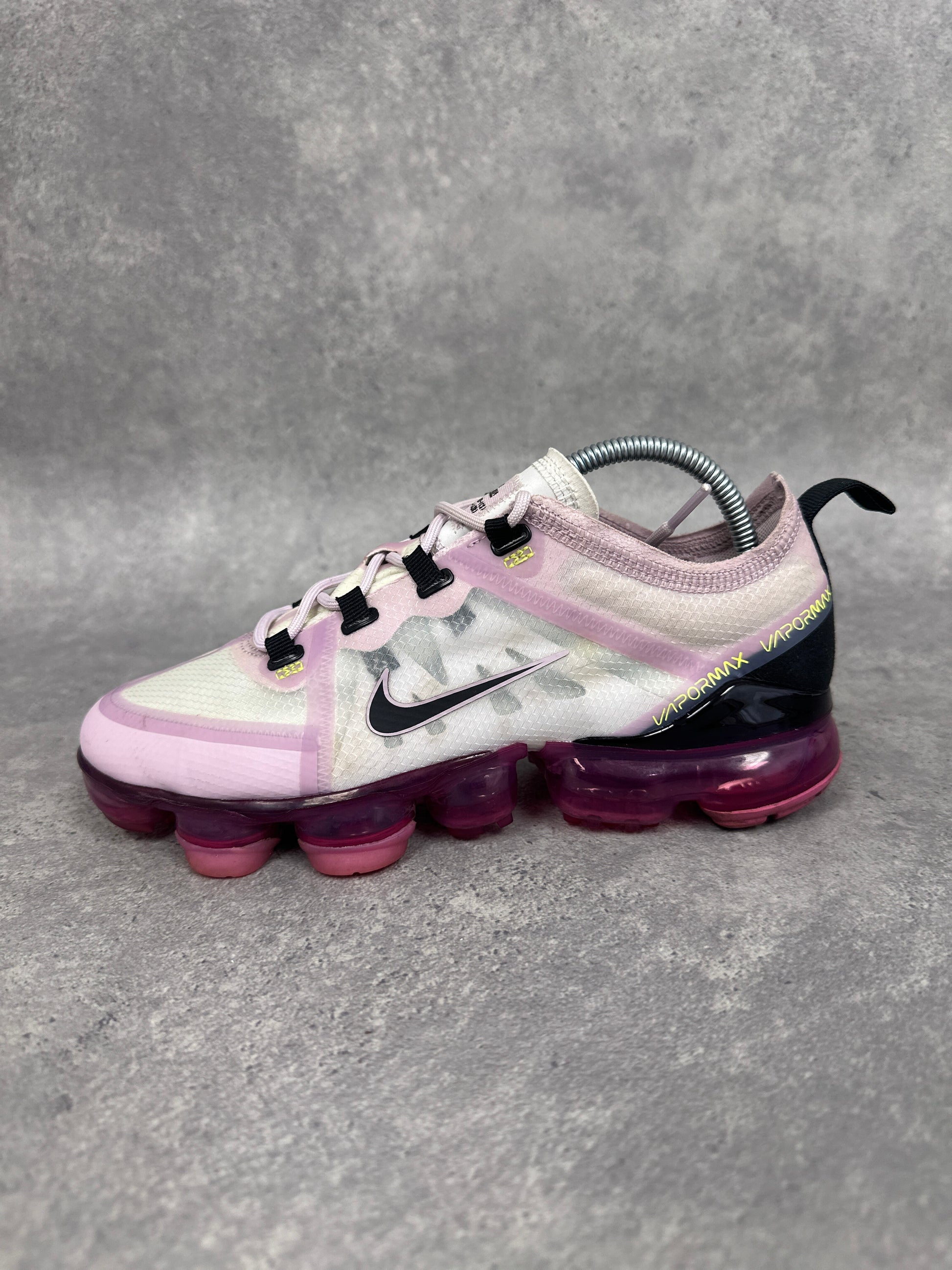 Nike Air Vapormax Trainers Pink Black Womens UK5