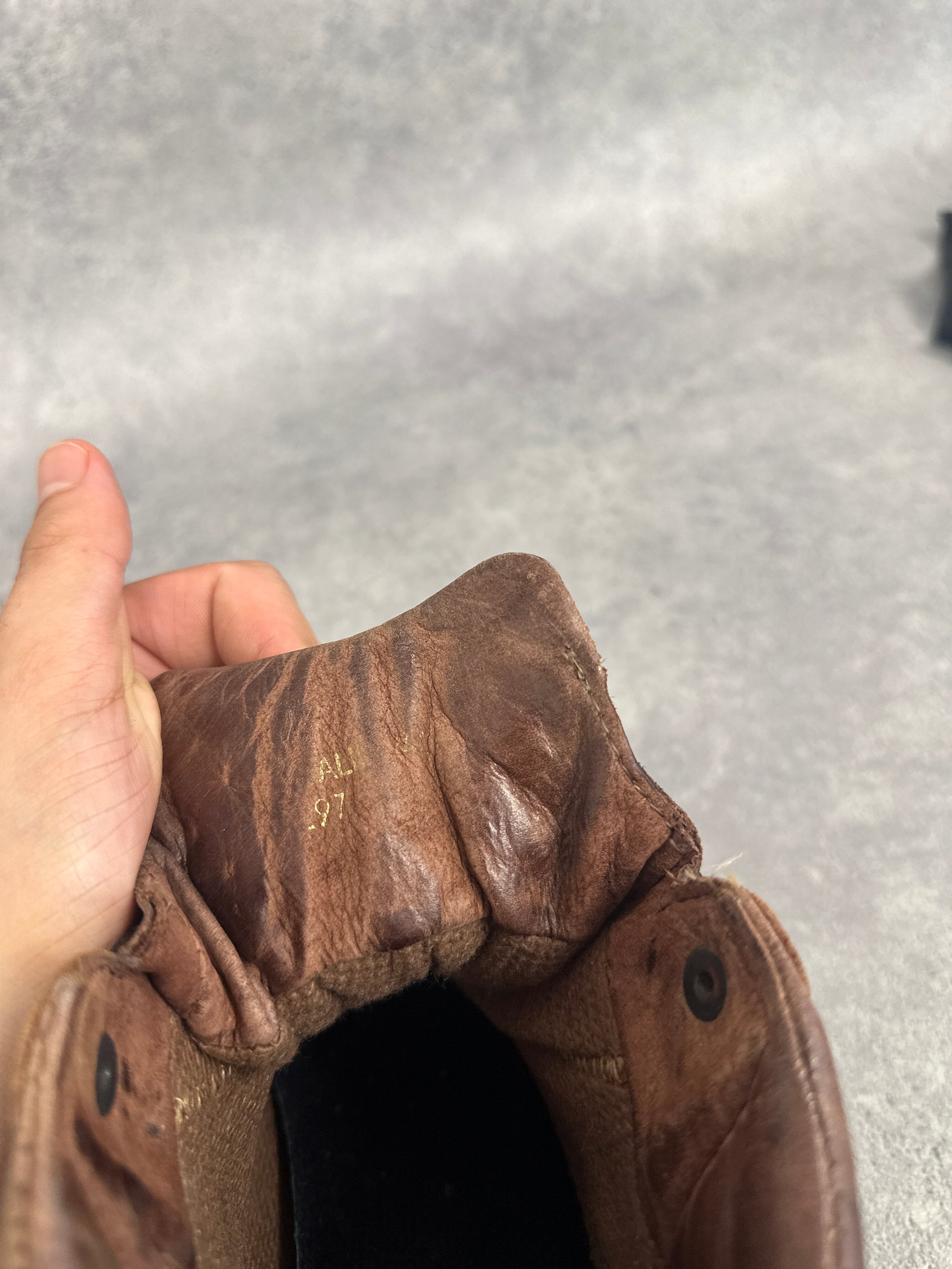 Berghaus Vintage Leather Hiking Boots UK 7 Brown Vibram Sole
