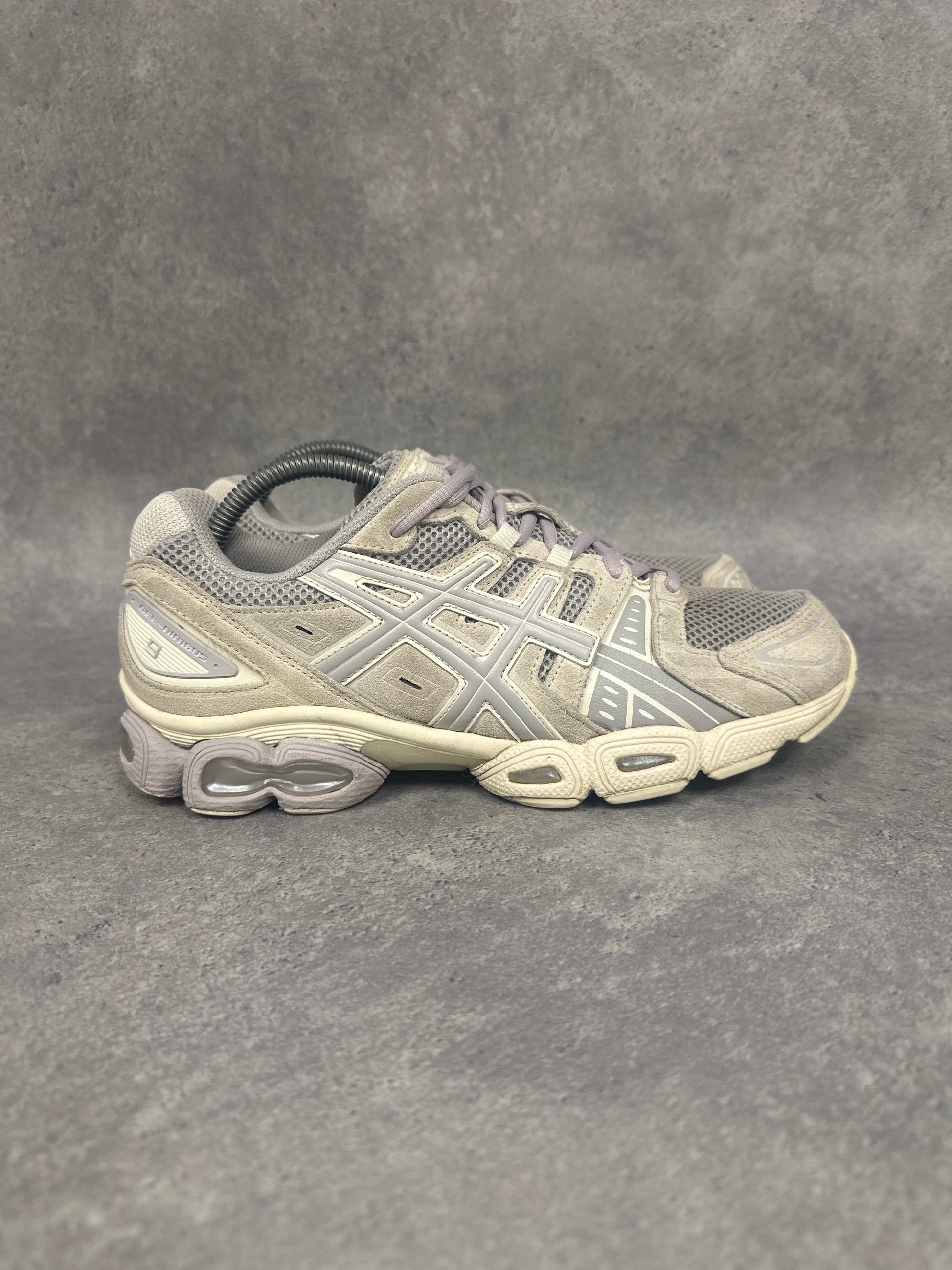 Asics Gel Nimbus 9 Running Shoes Grey Mens UK8.5