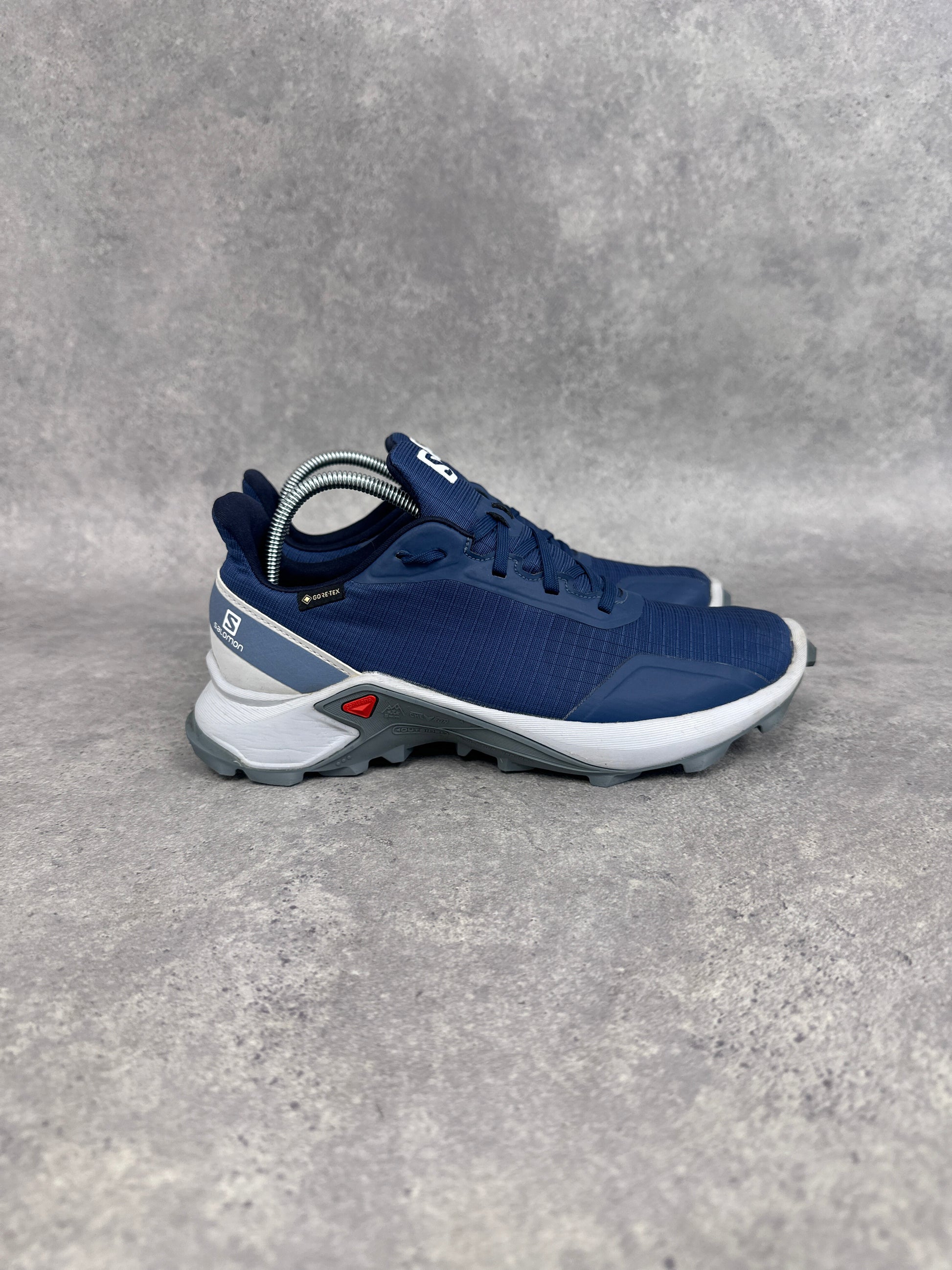 Salomon Alphacross GTX Women’s Trail Shoes UK 5 Navy Waterproof