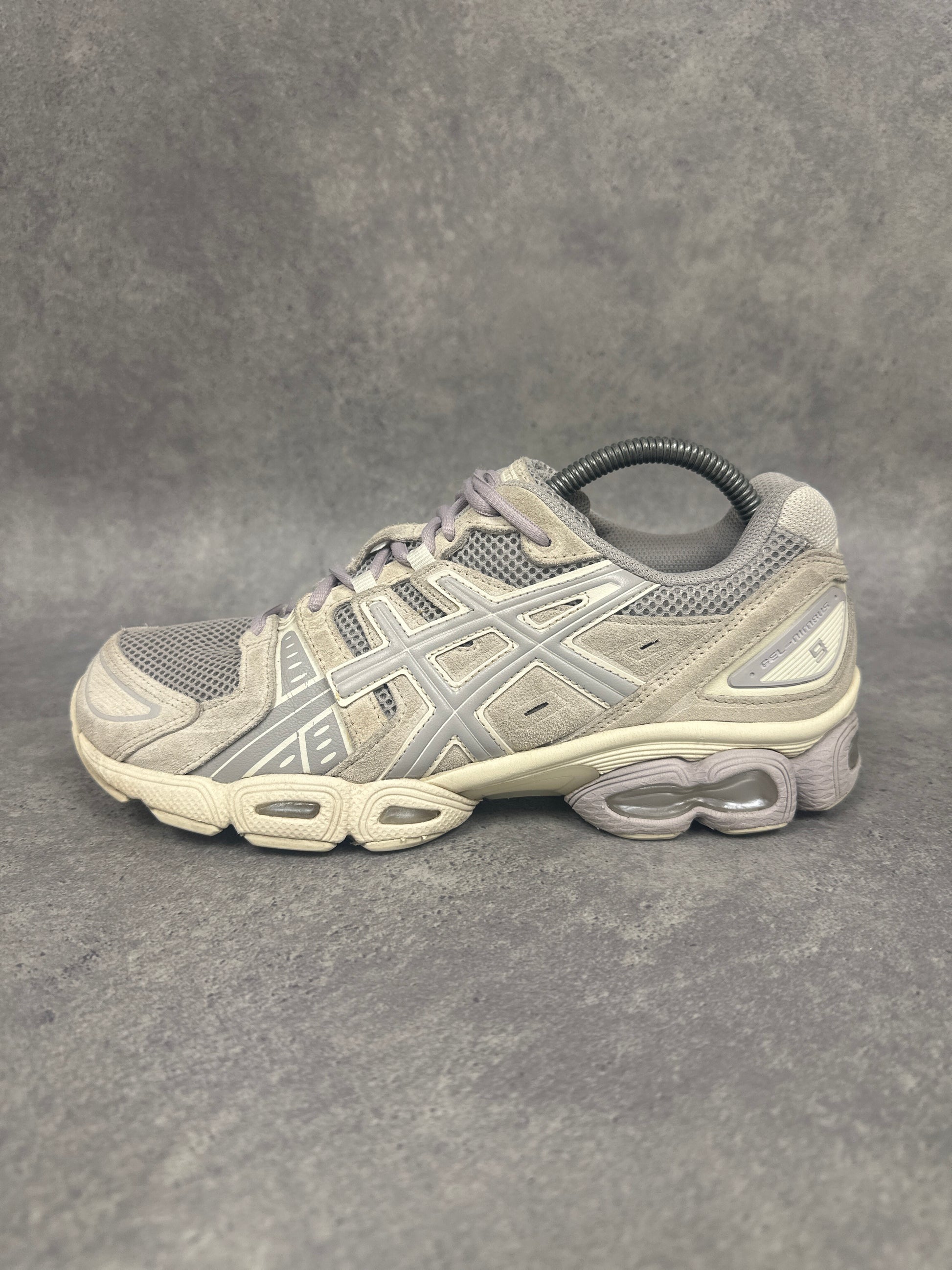 Asics Gel Nimbus 9 Running Shoes Grey Mens UK8.5
