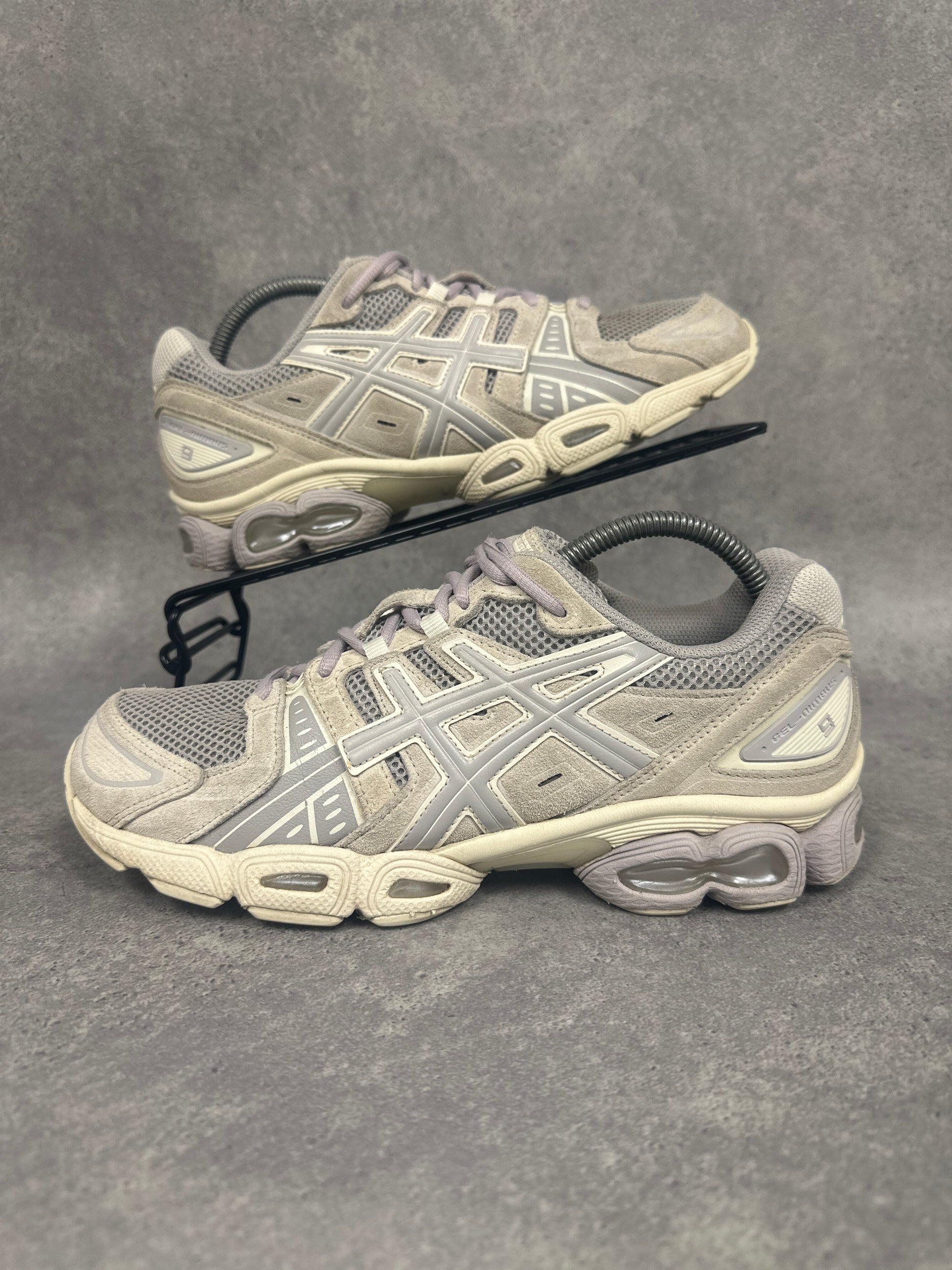 Asics Gel Nimbus 9 Running Shoes Grey Mens UK8.5