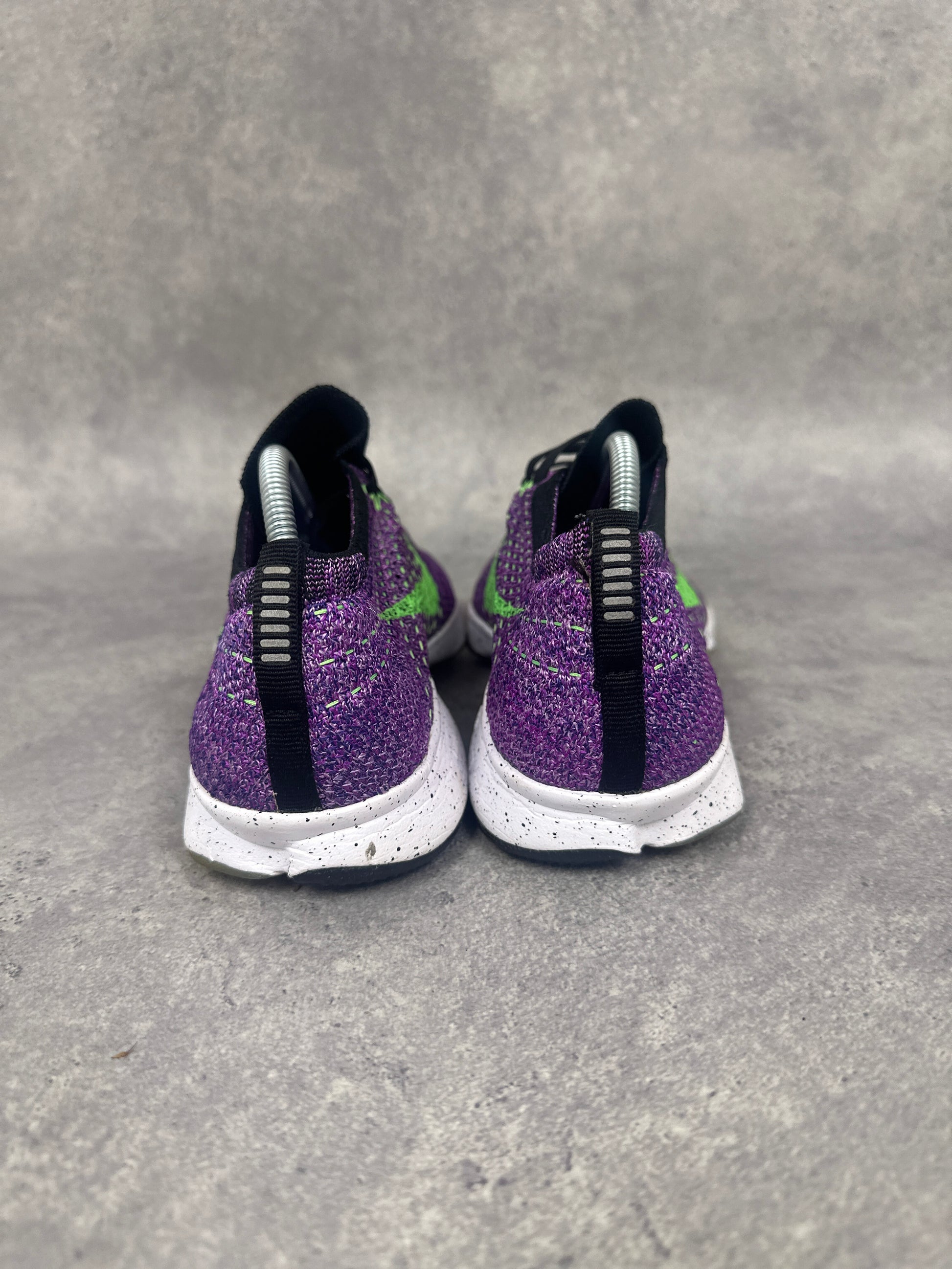 Nike Flyknit Zoom Running Shoes Purple Green Womens UK6