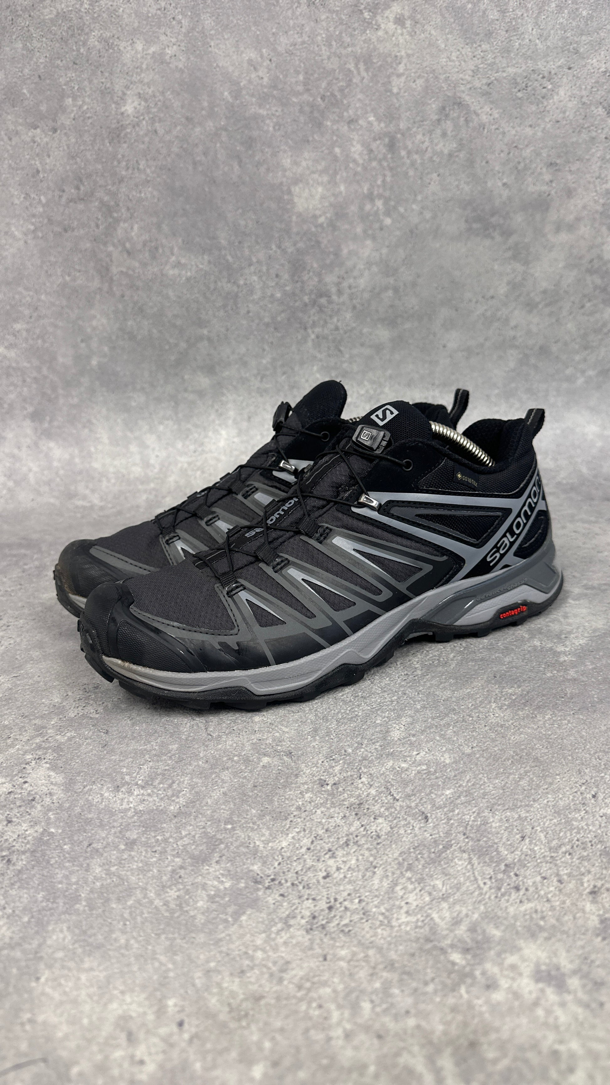 Salomon X Ultra 3 GTX Hiking Shoes Men’s UK 9 Black Grey