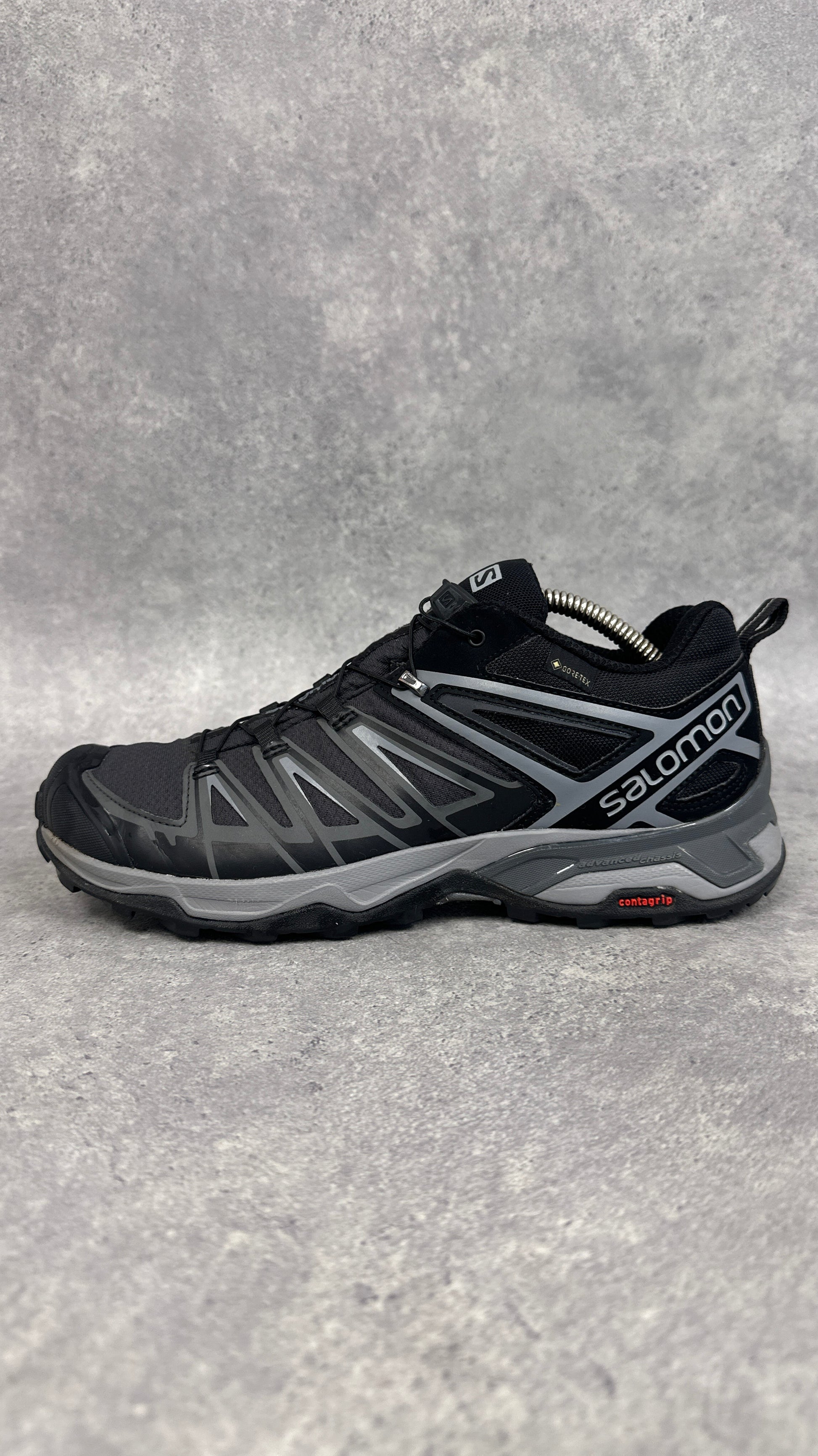Salomon X Ultra 3 GTX Hiking Shoes Men’s UK 9 Black Grey