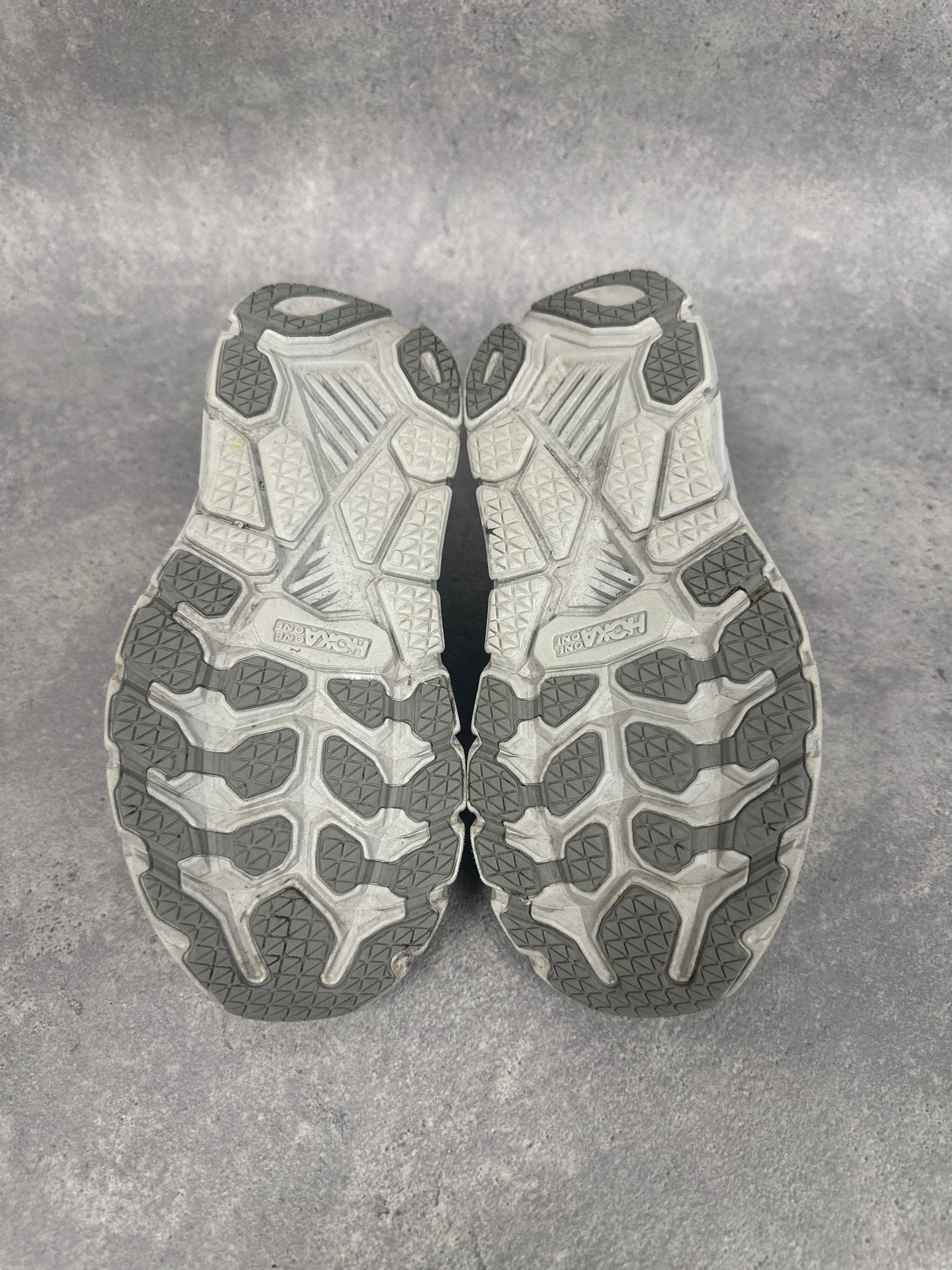 Hoka Clifton LS Trainers White Grey Womens UK5