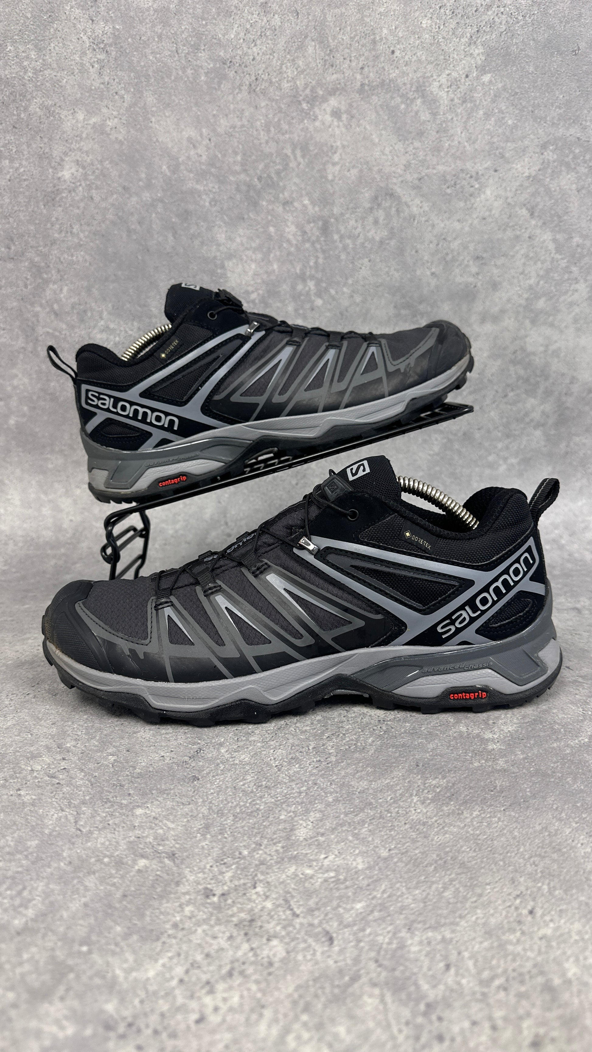 Salomon X Ultra 3 GTX Hiking Shoes Men’s UK 9 Black Grey