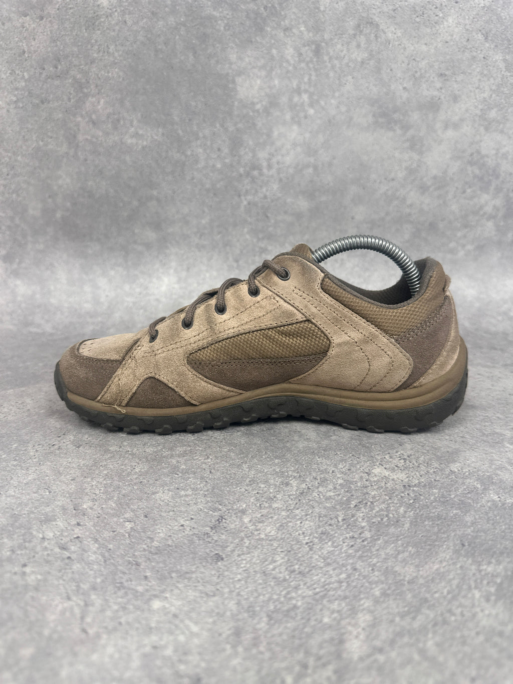 Columbia Trail Trekker Hiking Shoes Brown Tan Mens UK7.5