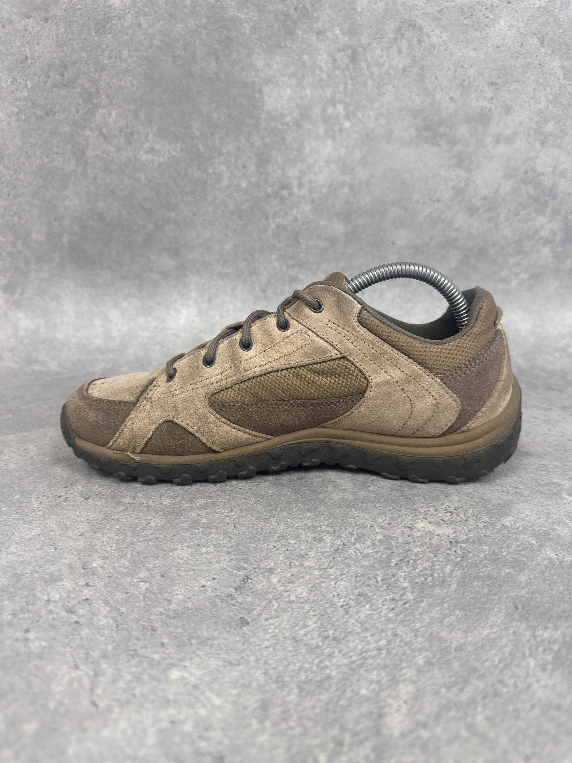 Columbia Trail Trekker Hiking Shoes Brown Tan Mens UK7.5