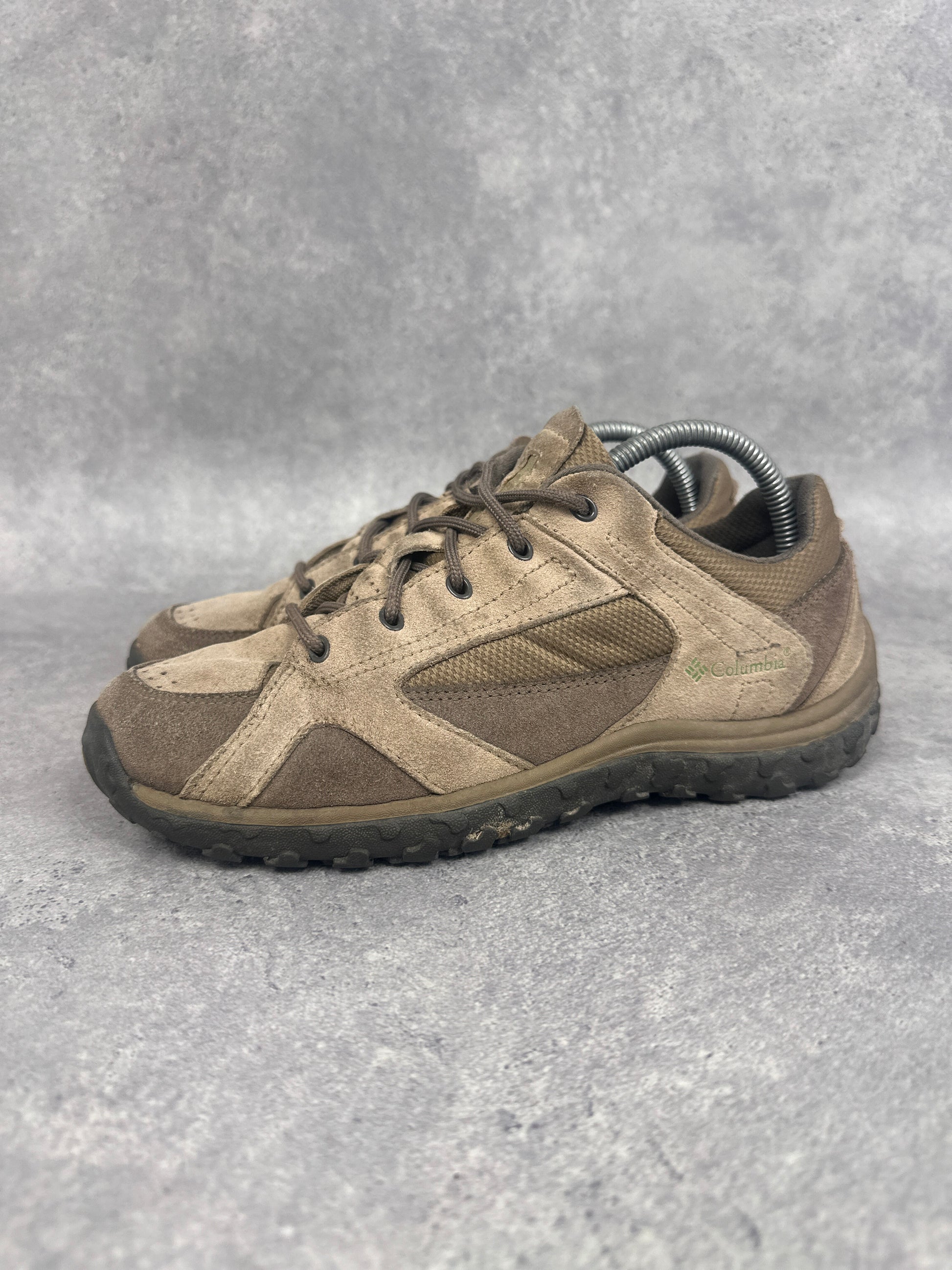 Columbia Trail Trekker Hiking Shoes Brown Tan Mens UK7.5