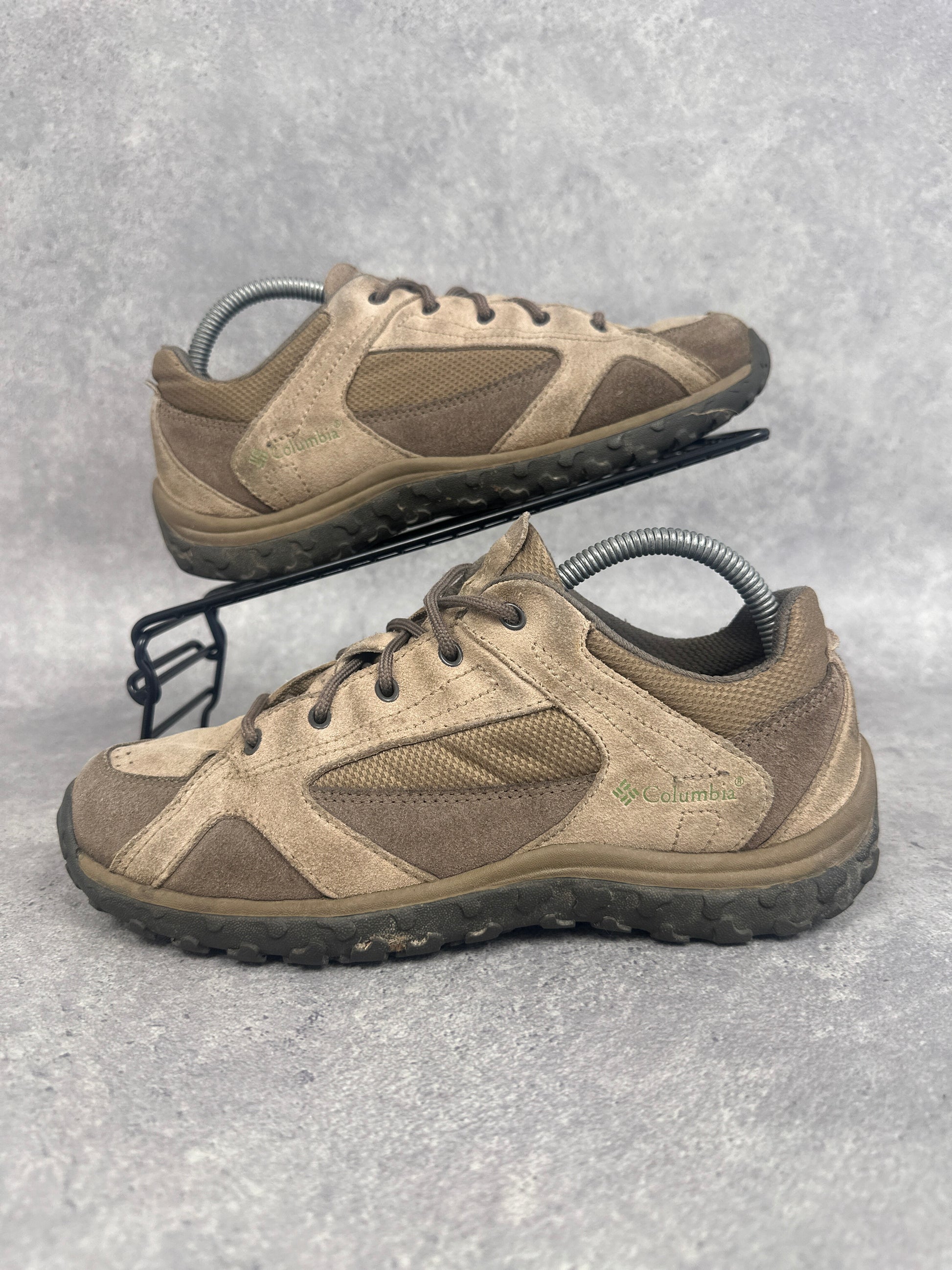 Columbia Trail Trekker Hiking Shoes Brown Tan Mens UK7.5